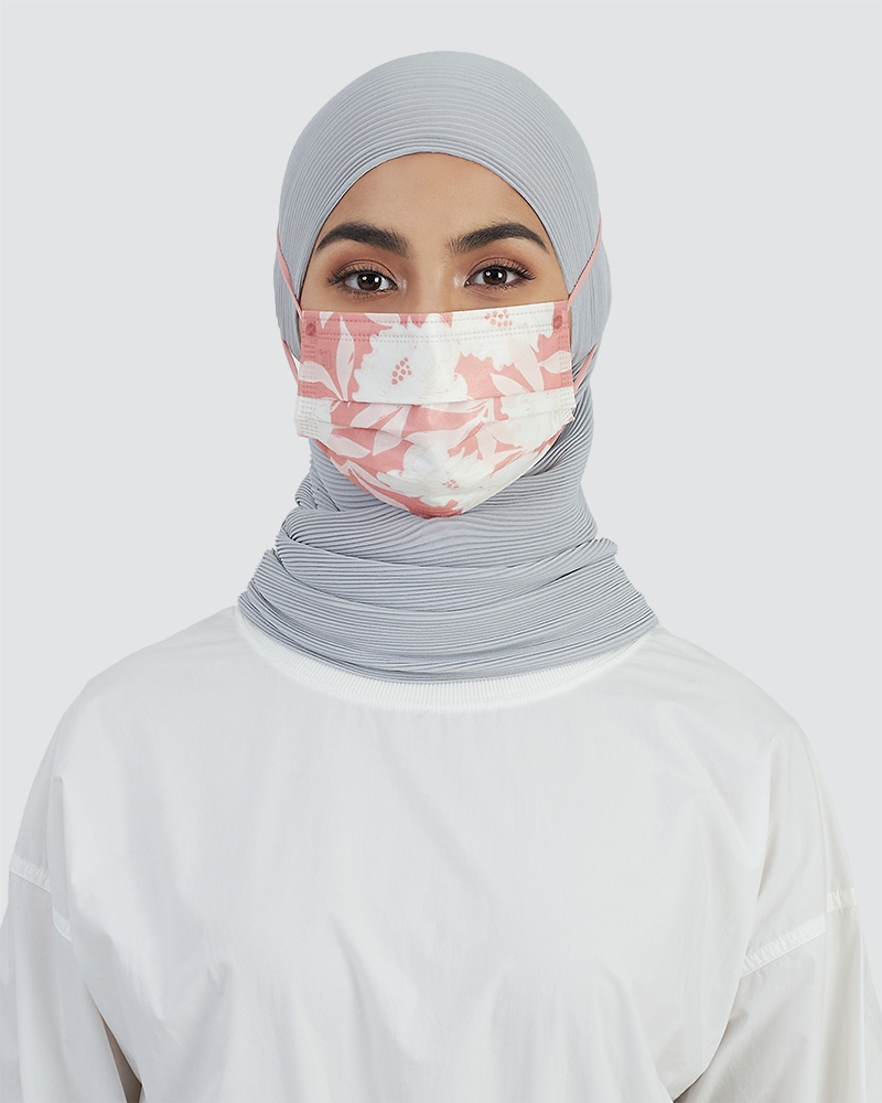 NAELOFAR X LMK SUMMER LOVE EDITION - PREMIUM 4-PLY DISPOSABLE FACE MASK - PINK
