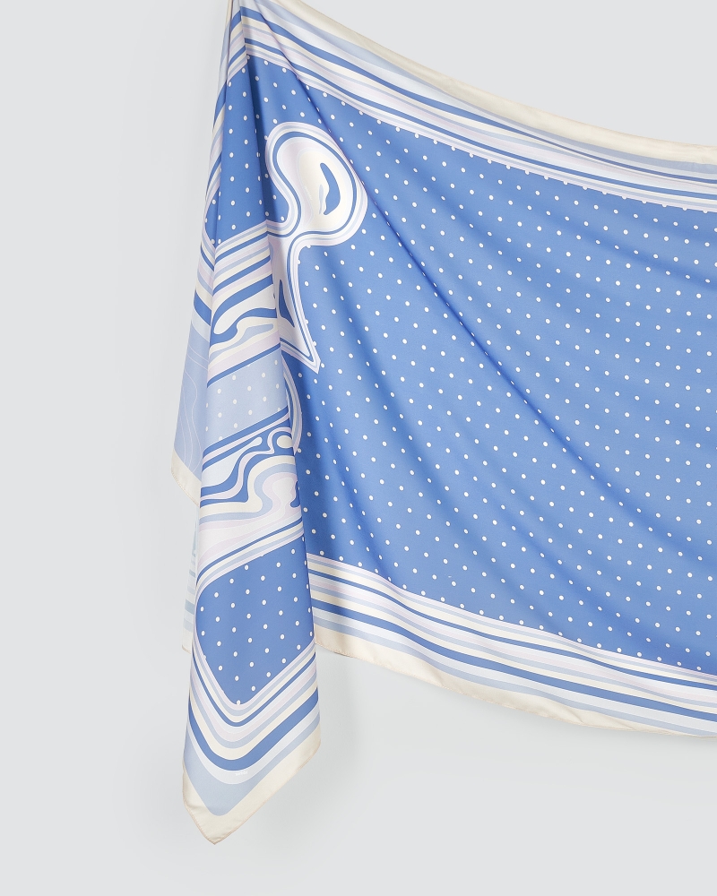 SUNDAE SHAWL - BLUE SHERBET