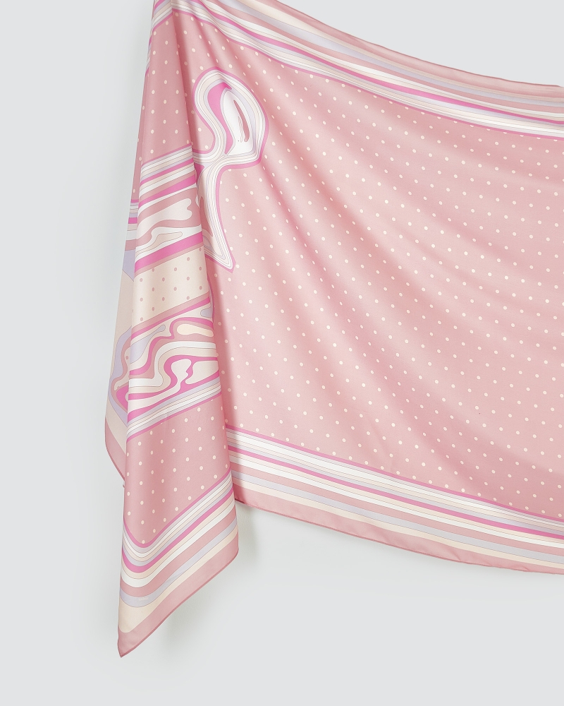 SUNDAE SHAWL - STRAWBERRY