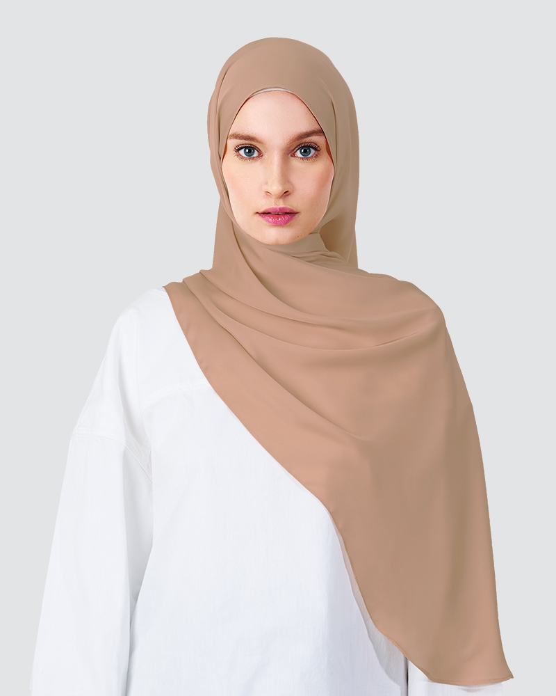 SWARA SATIN SHAWL - ROSE CLOUD