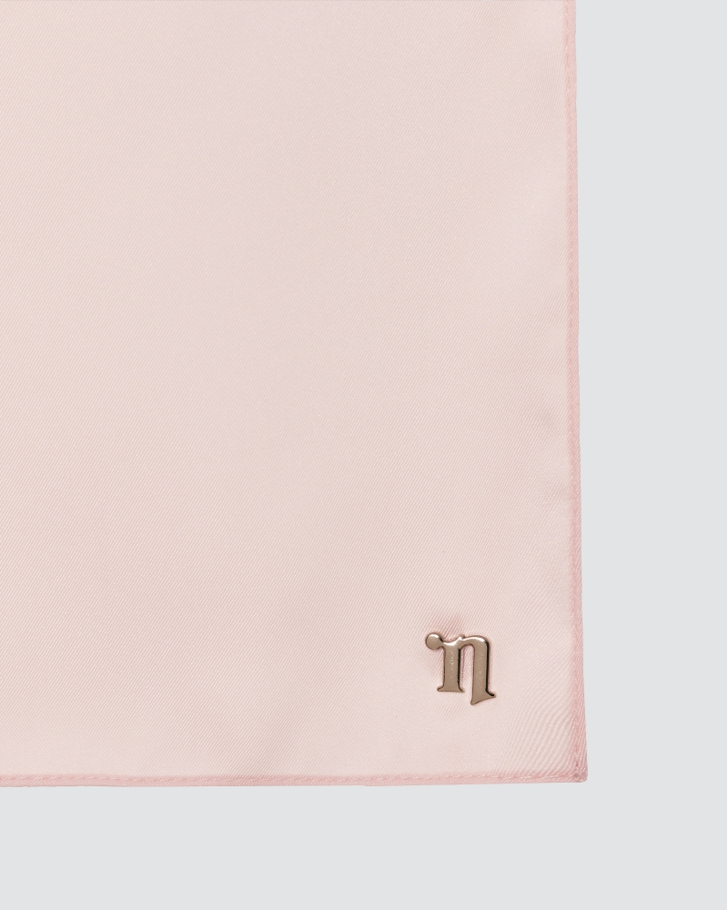TAHIRA SATIN TWILL SQUARE - BLUSH