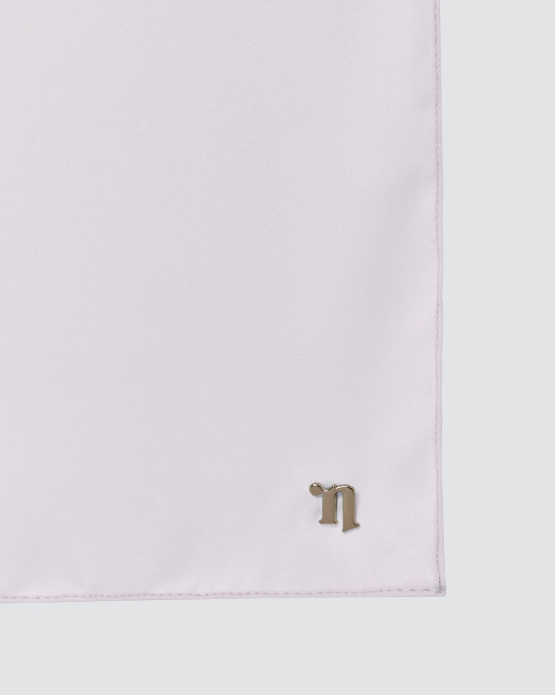 TAHIRA SATIN TWILL SQUARE - PERIWINKLE