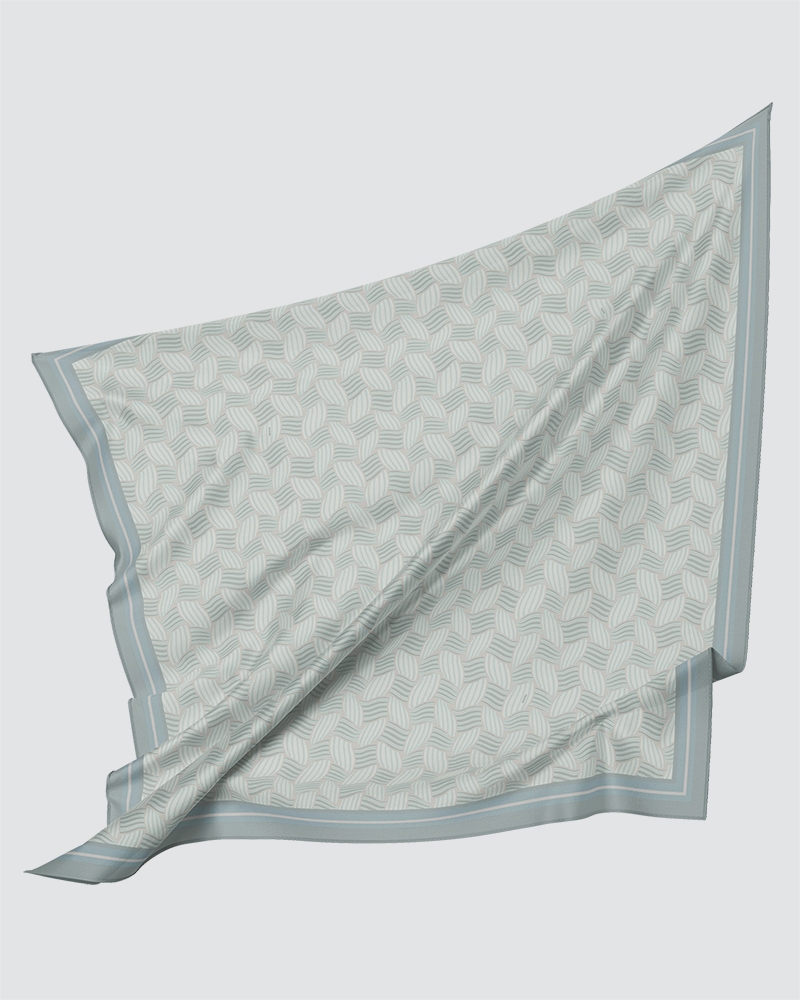 WEAVE SQUARE - DUSTY BLUE