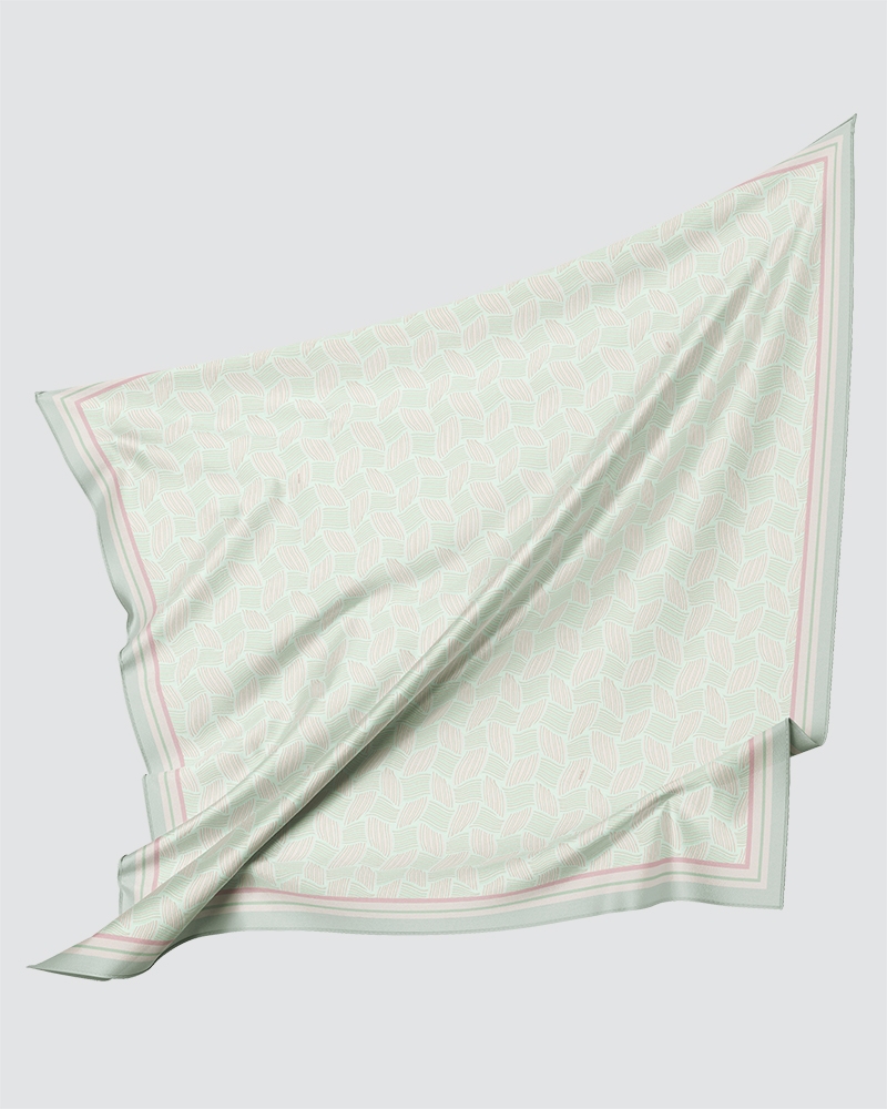 WEAVE SQUARE - MINT GREEN