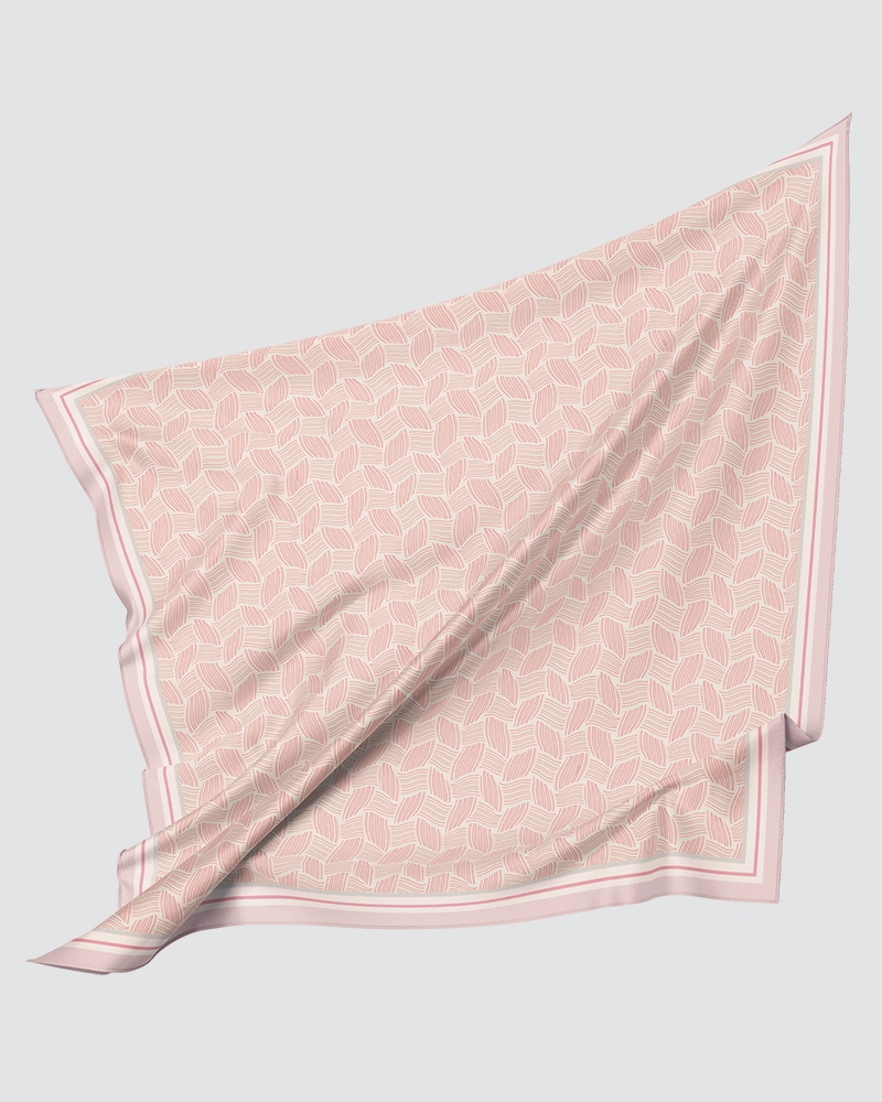 WEAVE SQUARE - SALMON PINK