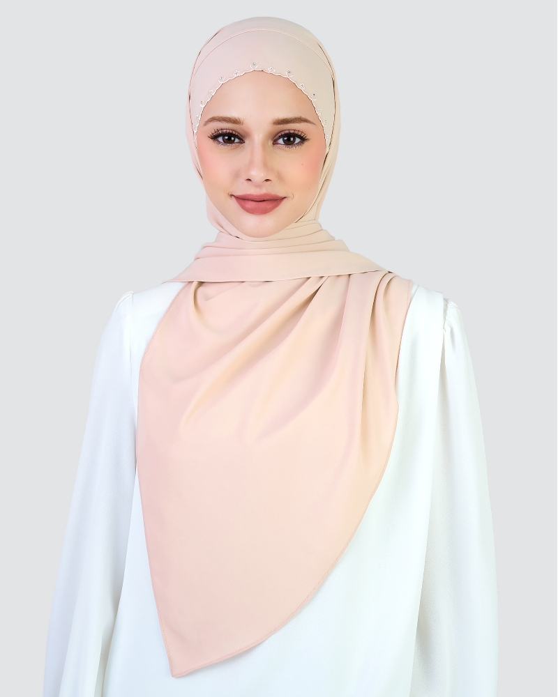 WIDURI EMBROIDERED CRYSTAL SEMI-INSTANT SHAWL - POTPOURRI