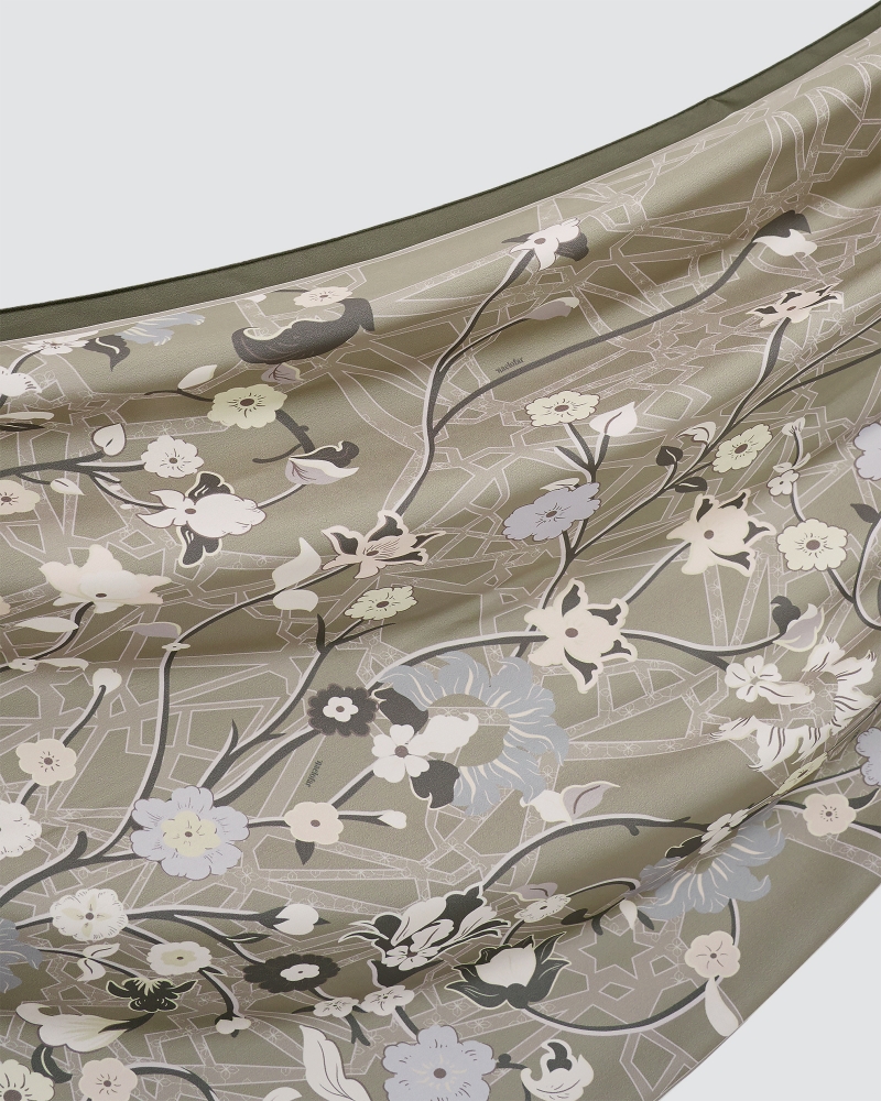 ZAHRA SHAWL - DARK OLIVE